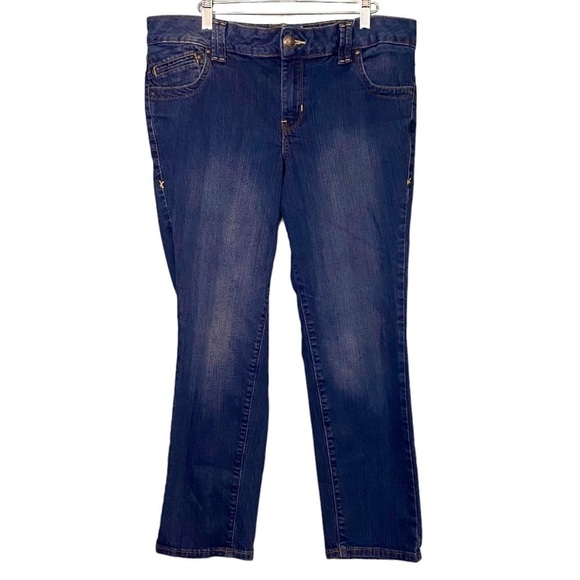 Lane Bryant Simply Straight Jeans Size 16 Petite - Picture 1 of 6